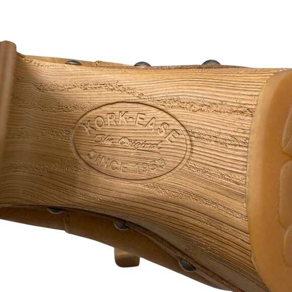 Kork-Ease Womens Demi Leather Platform Slip On Clogs mules Size 6 Boho Retro‎ - Picture 9 of 10